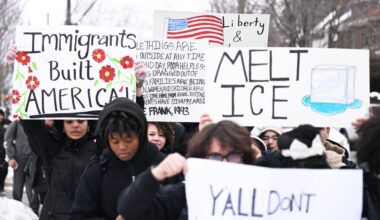 Allen High School students stage walkout in protest of ICE