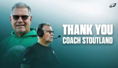 Eagles honor Jeff Stoutland for his legendary contributions to the game of football