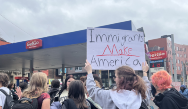 ICE protests outside of Pittsburgh's Allderdice, Wilkinsburg schools