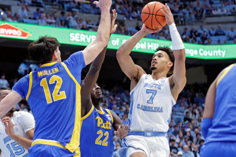 Stevenson and Trimble carry No. 11 North Carolina past Pittsburgh, 79-65
