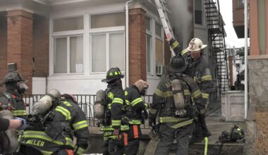 Allentown firefighters rescue two men from North 17th Street house fire