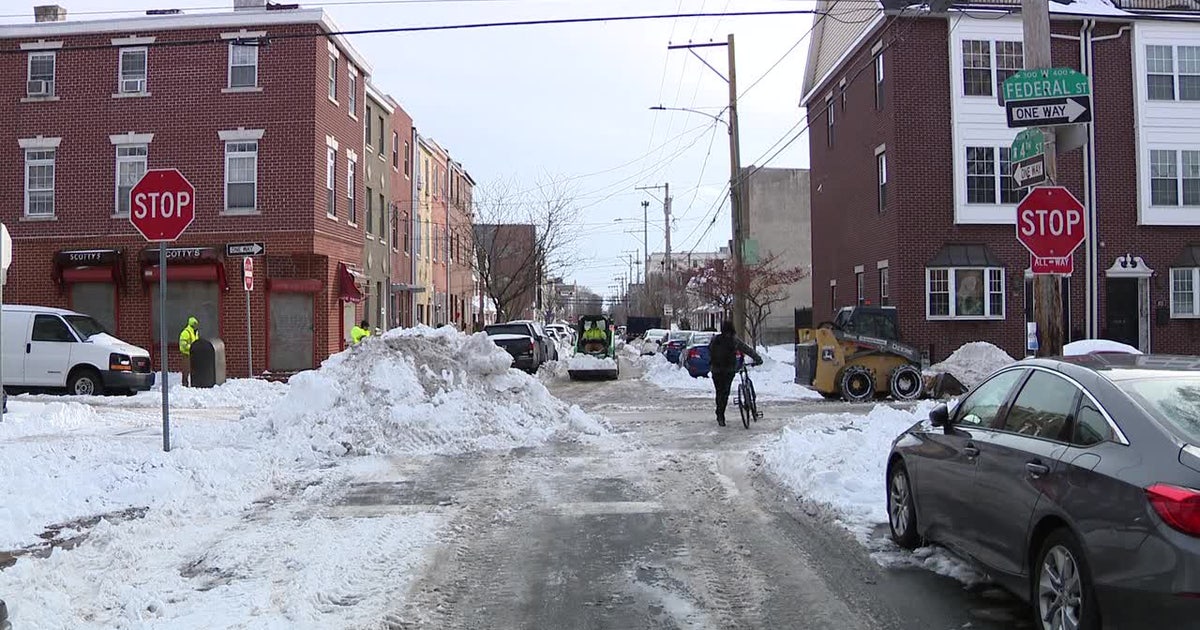 Philly snow removal: Crews still working to clear streets more than a week after snowstorm