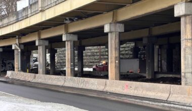 Water main break on West Carson Street in Pittsburgh