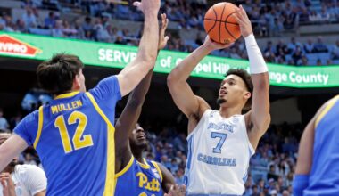 Stevenson and Trimble carry No. 11 North Carolina past Pittsburgh, 79-65
