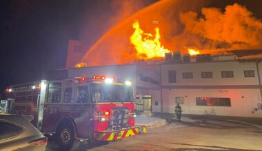 Emergency crews evacuate patients and battle blaze at Pennsylvania hospital
