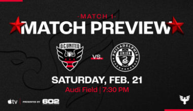 Match Preview - D.C. United vs. the Philadelphia Union on Saturday, February 21 