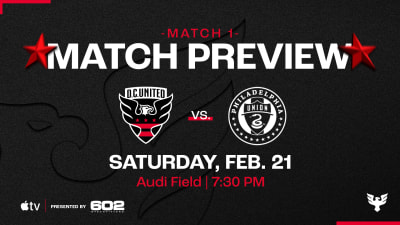 Match Preview - D.C. United vs. the Philadelphia Union on Saturday, February 21 
