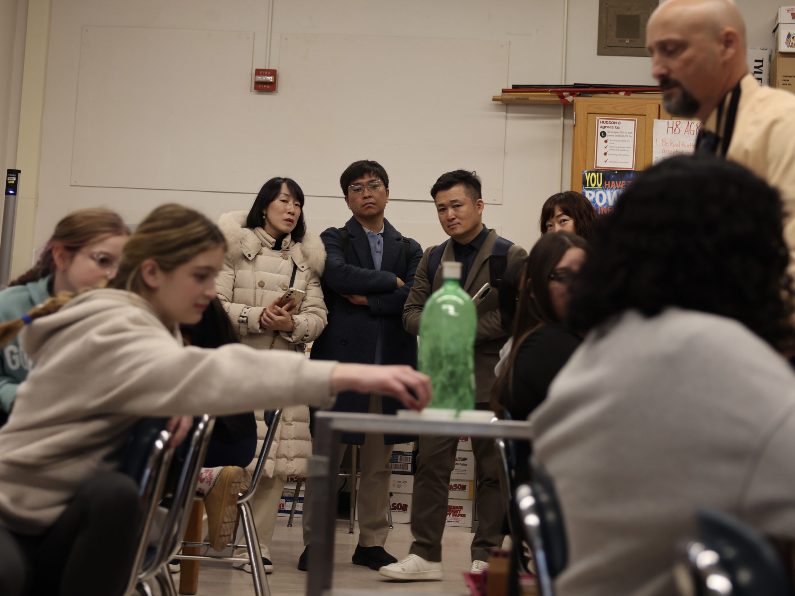 science class experiment with two liter bottle
