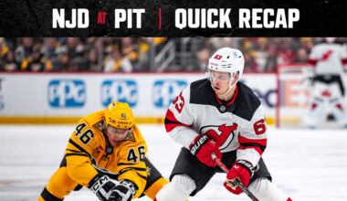QUICK RECAP: Penguins 4, Devils 1