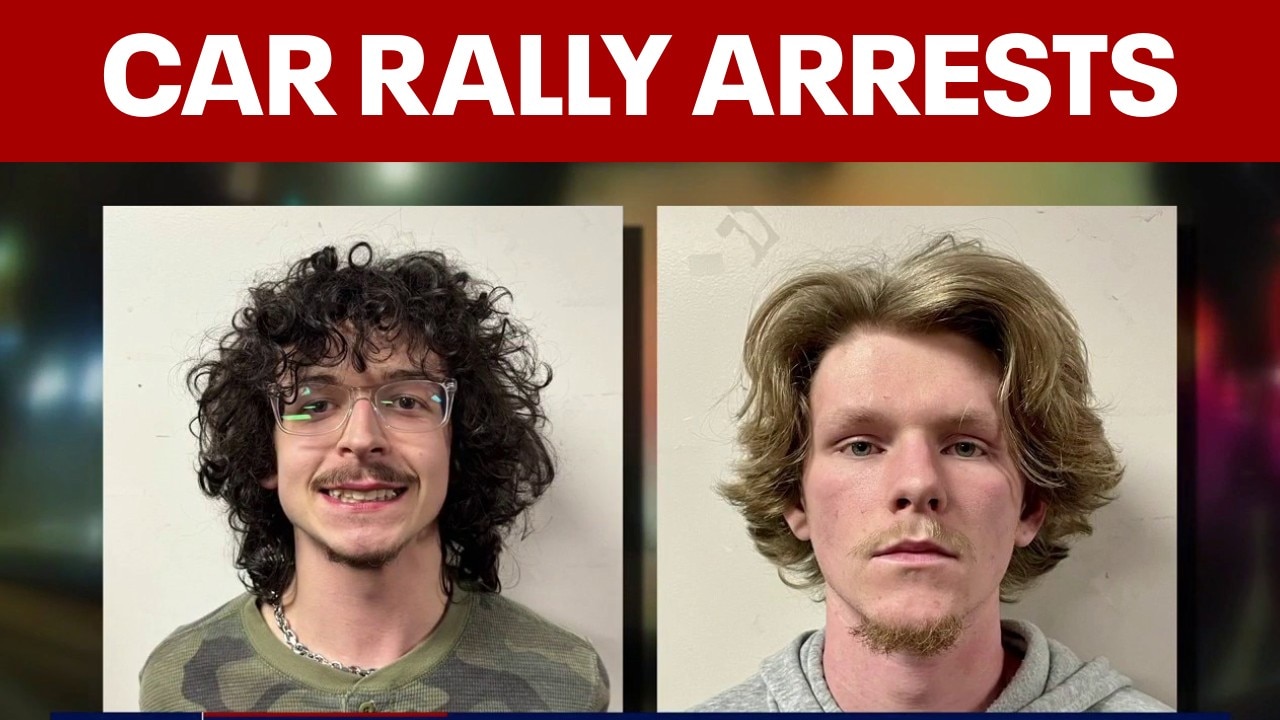 Police arrest two in illegal car rally crackdown