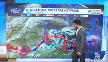 Why has it been so gloomy across south-central Pennsylvania?