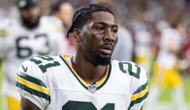 Green Bay Packers cornerback Nate Hobbs