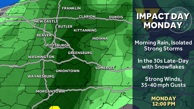 A dry weekend for western PA with warming temperatures A dry weekend for western PA with warming temperatures