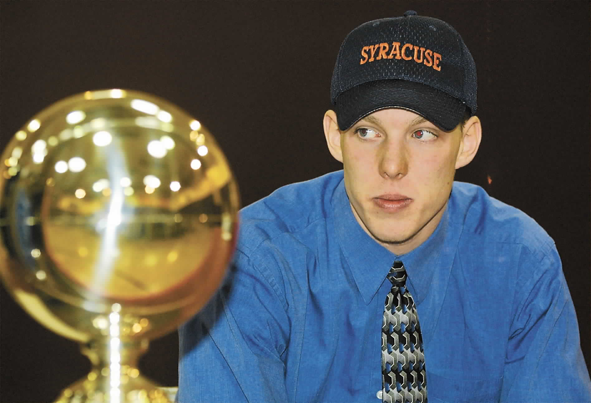 Gerry McNamara as a junior at Bishop Hannan High School...