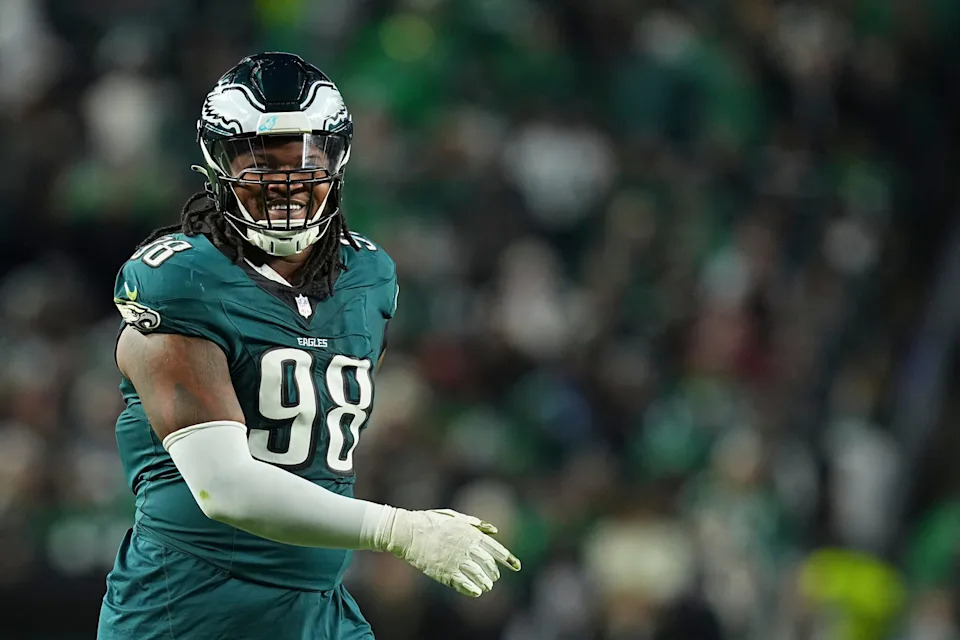 Jalen Carter #98, Philadelphia Eagles (Photo by Mitchell Leff/Getty Images)