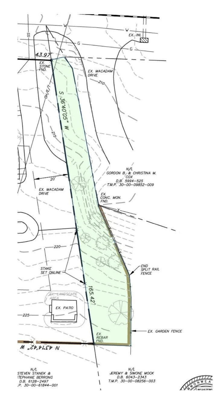 Photo of land deed Mock vs. Shapiro