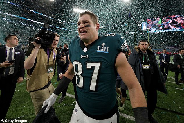 Celek (pictured) won a Super Bowl with the team, spending his entire career in Philadelphia