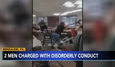 Bensalem police charge 2 with disorderly conduct after massive brawl at Golden Corral