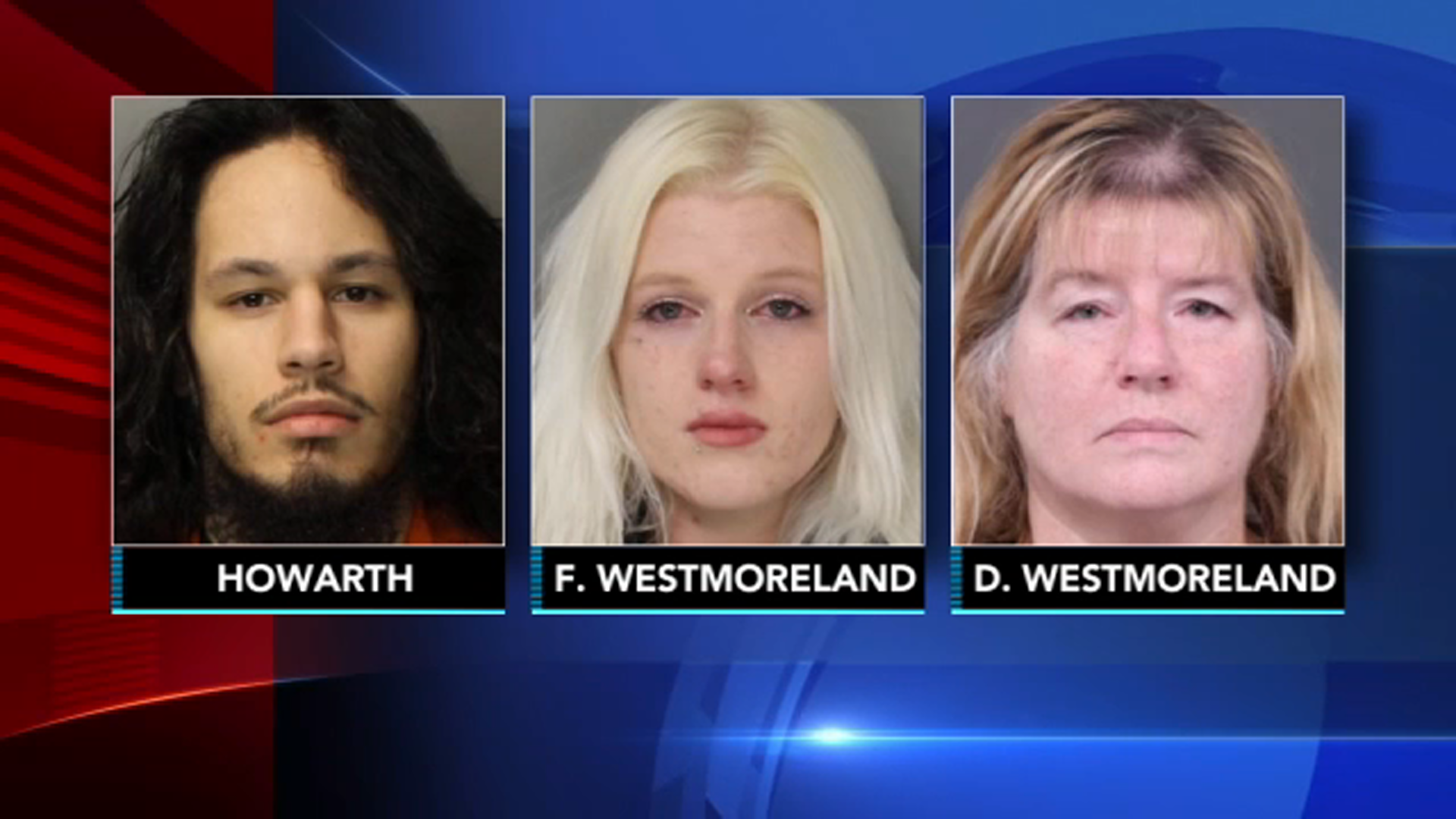 Daniel Howarth, Felicity Westmoreland and Donna Westmoreland