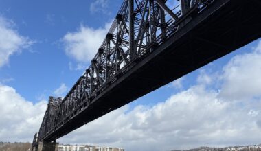 Resident Daniel Rossi-Keen called this bridge "every piece of Beaver County identity wrapped into one piece of infrastructure," because it has a steel structure, it services trains, and it spans the Ohio River.