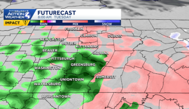 Chilly Sunday, Impact Day Tuesday