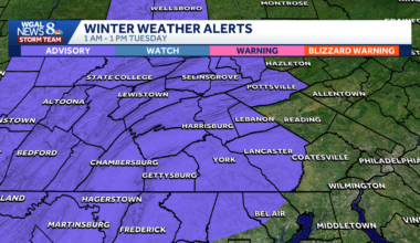 Winter weather advisory issued for all of south-central Pa.