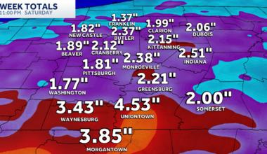 A series of rain days with an Impact Day on Saturday