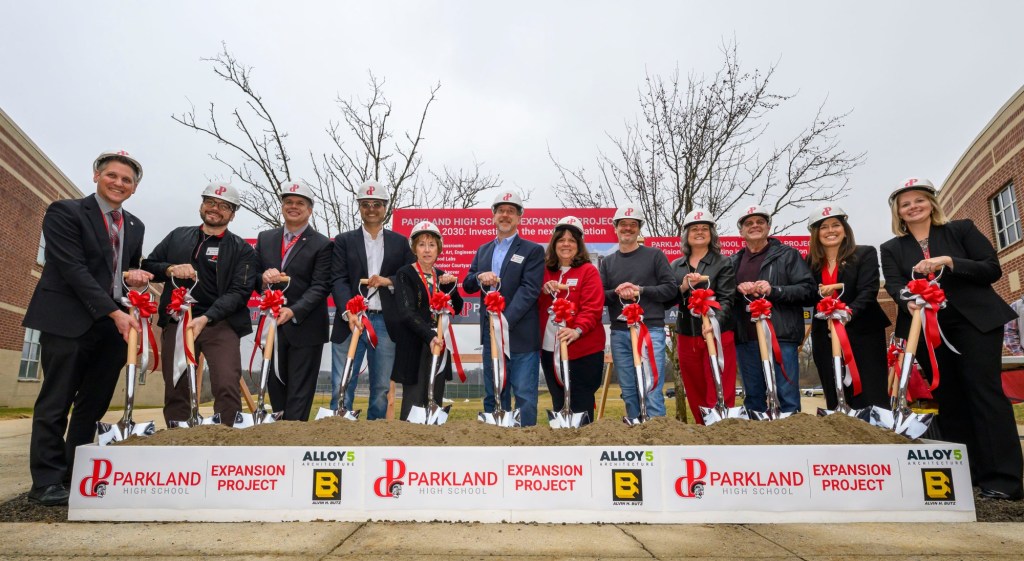 PASD breaks ground on a 84,914-square-foot addition at Parkland High School