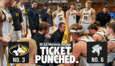 No. 15 Huskies earn No. 3 seed in Midwest Region; will face Lake Erie in First Round