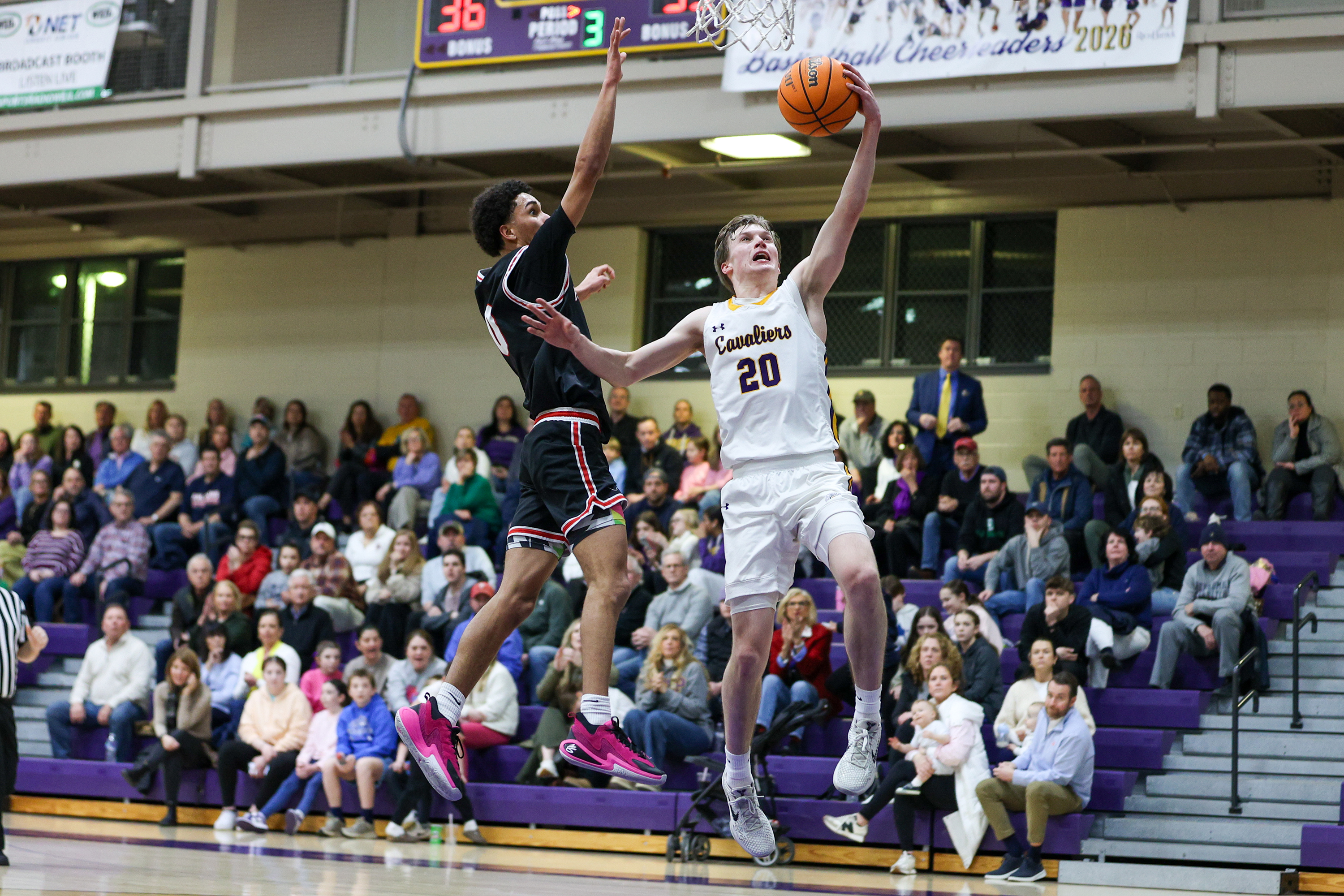 Scranton Prep’s Packy Doherty (20) shoots a layup during the...