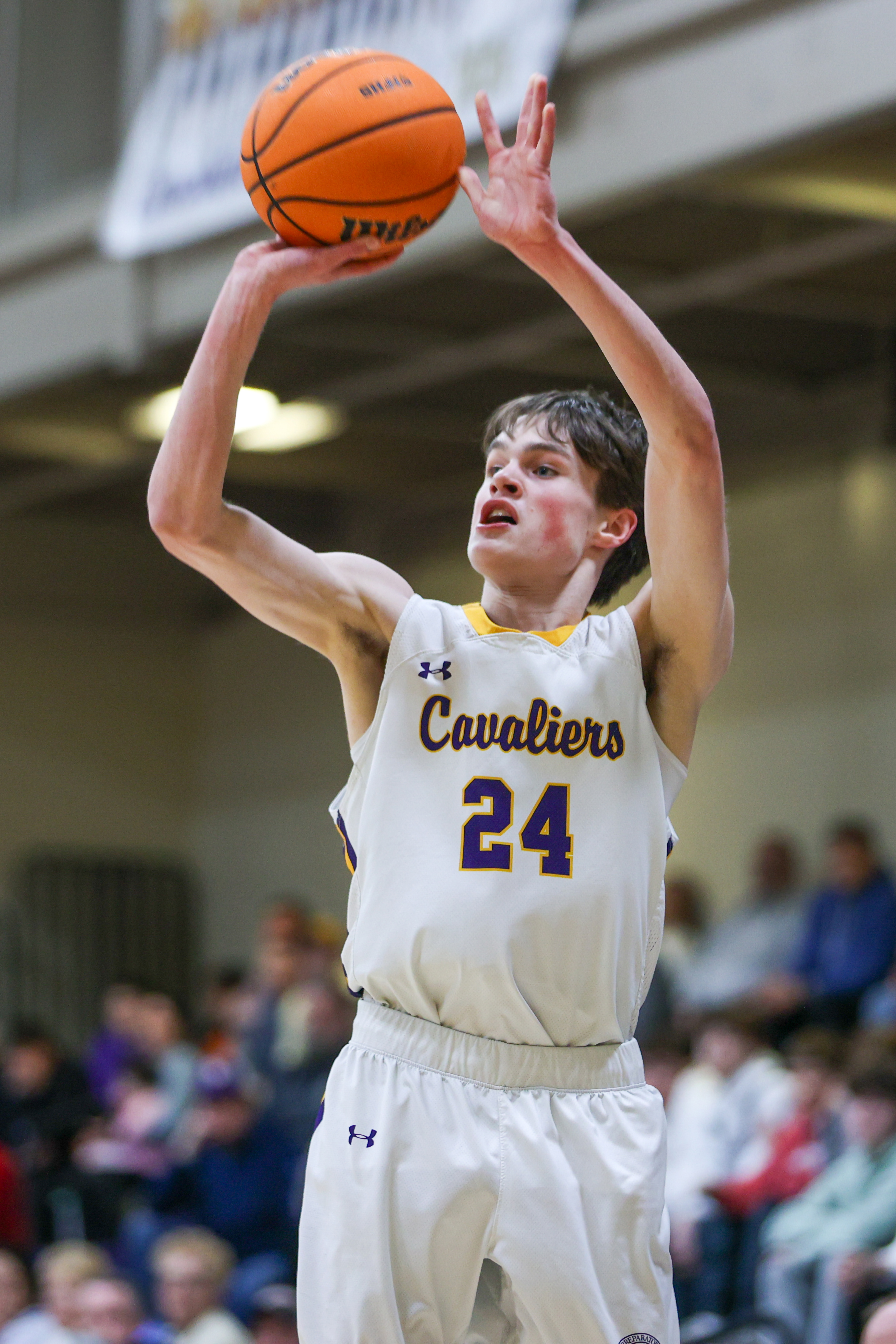 Scranton Prep’s Charlie Skoff (24) shoots a free throw during...