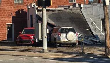 Car crashes into building in Clairton, Pennsylvania