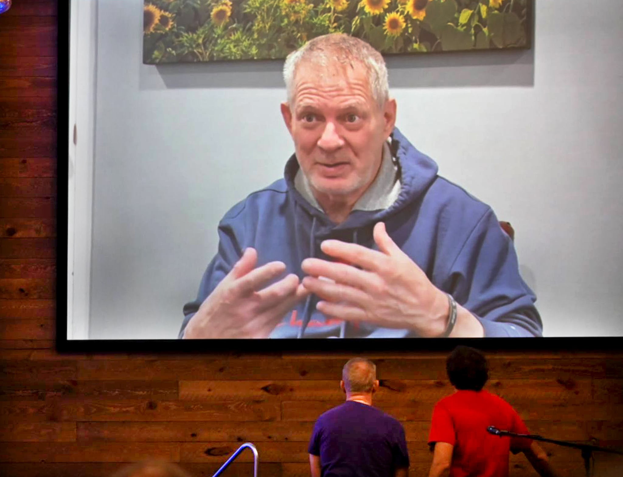 Former baseball star Lenny Dykstra and Steamtown Church Pastor Dennis...