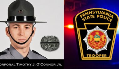 Pennsylvania State Police Corporal Killed in Line of Duty During Chester County Traffic Stop