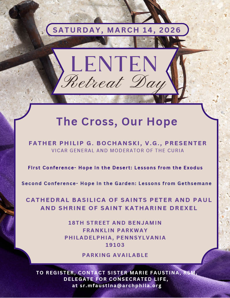 Cathedral Basilica to Host Lenten Retreat Day March 14