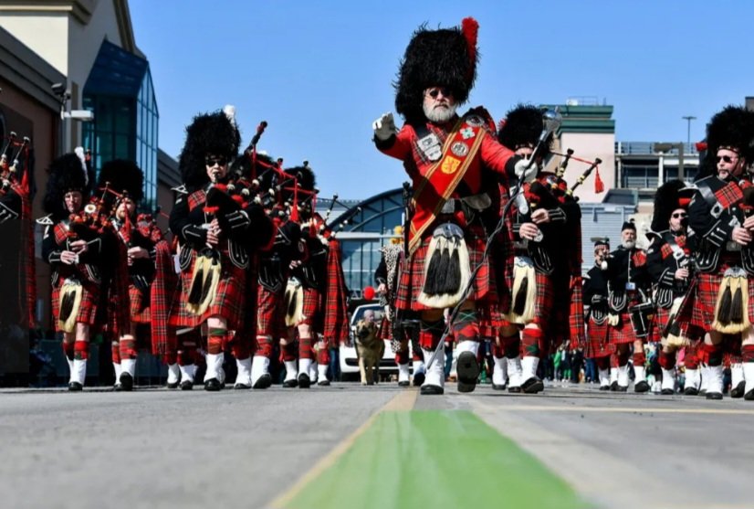 Scene from previous Scranton St. Patrick’s Day parade, which has...