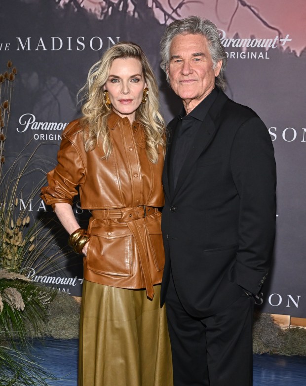Michelle Pfeiffer and Kurt Russell star in "The Madison," a "Yellowstone" spinoff. (Photo by Evan Agostini/Invision/AP)