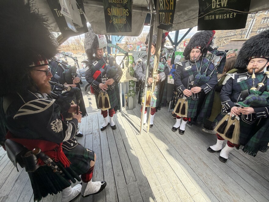 The Black Diamonds play at Cooper's in Scranton following the 2026 St. Patrick's Day parade.