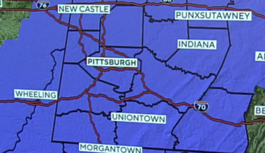 The Pittsburgh area is under a winter weather advisory with snow and high winds expected
