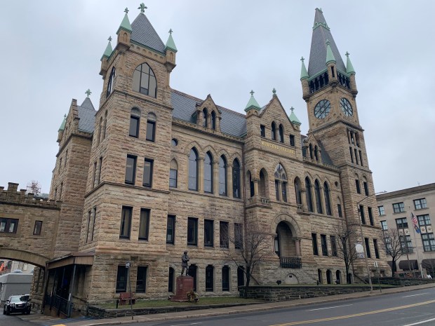Scranton City Hall on March 4, 2026. (JIM LOCKWOOD / STAFF PHOTO)