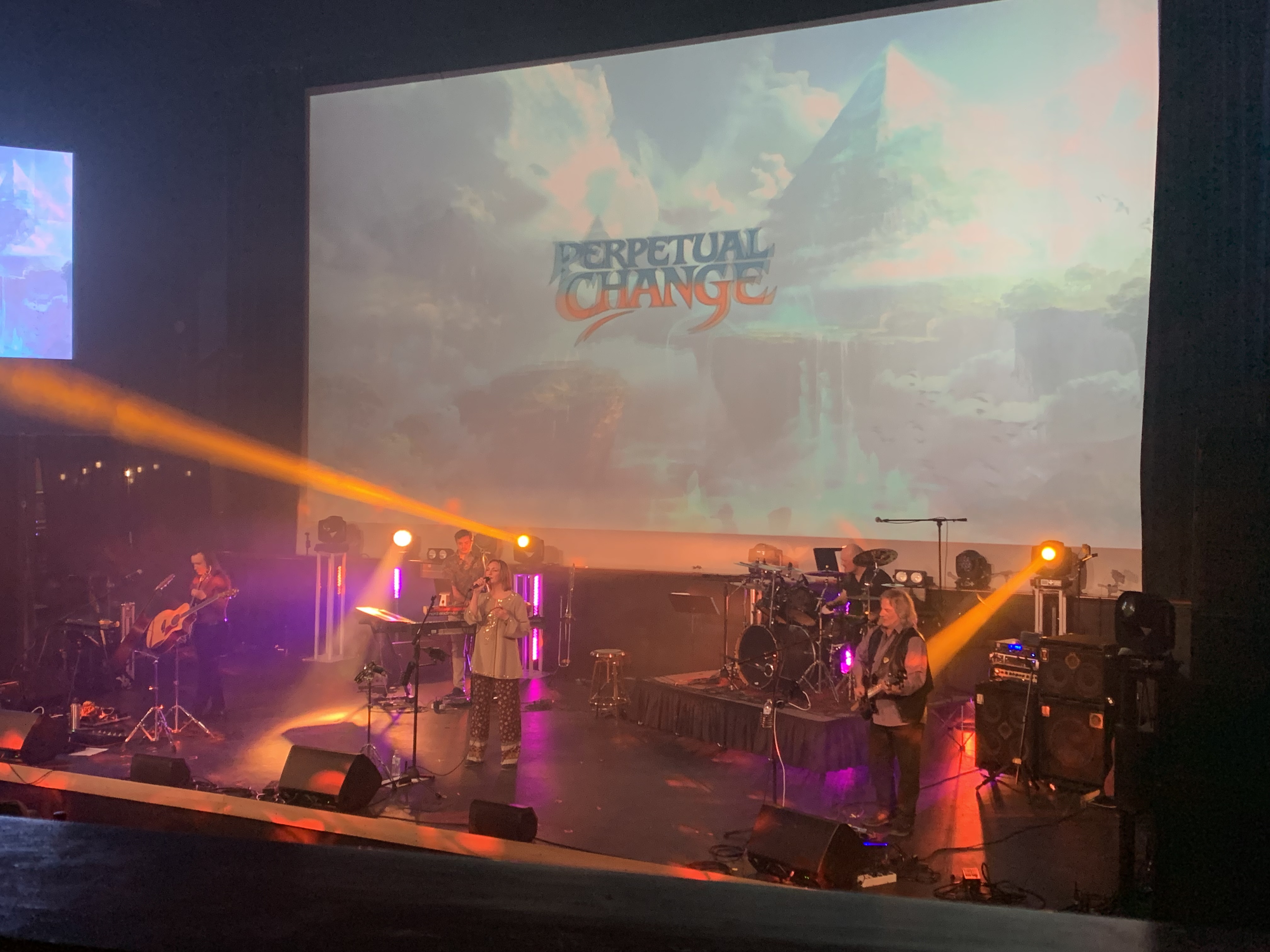 Perpetual Change plays a Yes tribute concert at the Scranton...