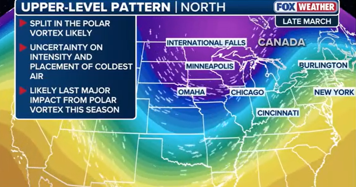 Polar vortex split could bring one last blast of winter to Philadelphia, NJ
