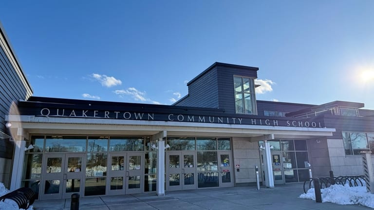 Quakertown Community High School is seen, Tuesday, Feb. 24, 2026,...
