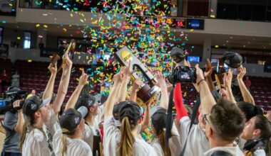 ETCHED IN HISTORY: Denison Defeats Previously Unbeaten Scranton For First Title in Program History!