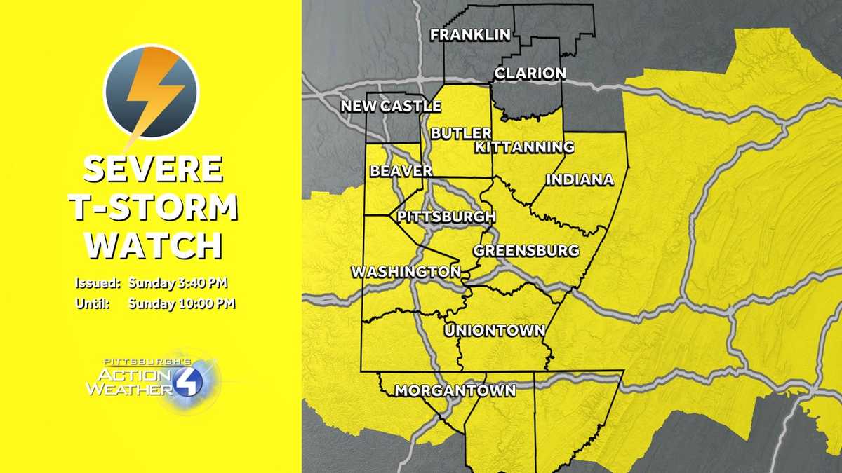 Storms roll through the area