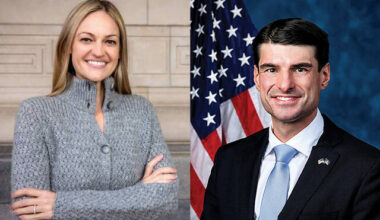 Democratic nominee Paige Cognetti, left, is running against Republican incumbent Rob Bresnahan, right, in the U.S. House of Representatives race for the 8th district of Pennsylvania.