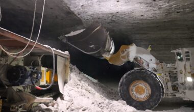 Beneath Lake Erie, a vast salt mine works overtime to meet winter road demands