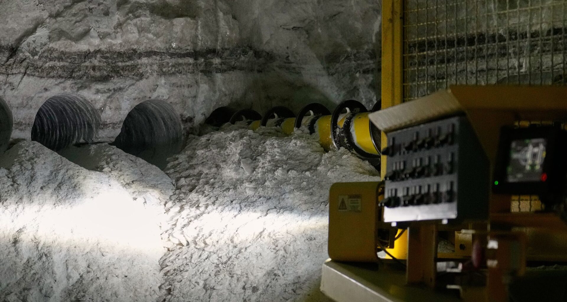 One of the largest salt mines in the world exists under Lake Erie