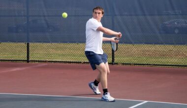 Men's Tennis Wins Tight One, 4-3, over Eastern