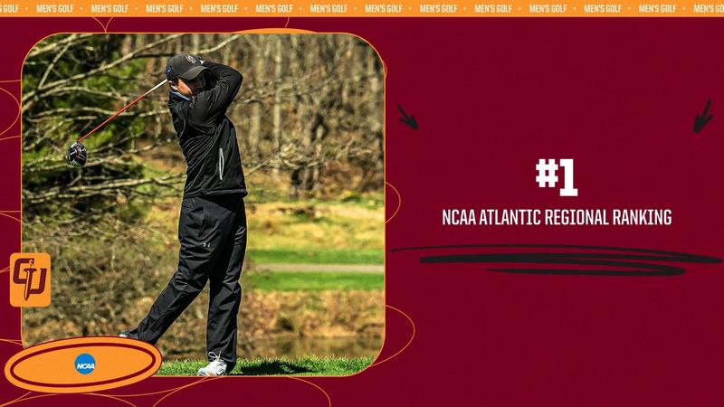 Men's Golf Ranked First in Atlantic Regional Rankings
